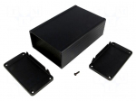 Enclosure: with panel | with fixing lugs | 1457 | X: 104mm | Y: 160mm