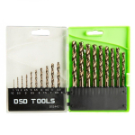 19 TK HSS KOobalt-m&otilde;&otilde;tmetega puurkomplekt 1 - 10 mm DS1442