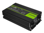 Sprieguma invertors 24V līdz 230V tīra sinusoīda 2000W
