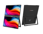Verbatim 32403 Dual Portable Monitor 15.6'' &times; 2 IPS FHD 1920x1080 10ms 250cd/m2 60Hz, Black