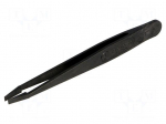 Tweezers | non-magnetic,high rigidity | Tip width: 3.3mm | ESD