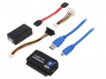 USB to SATA adapter | IDE 40pin,IDE 44pin,SATA socket | 5Gbps