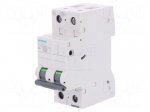 Circuit breaker | 400VAC | Inom: 4A | Poles: 2 | DIN | Charact: C | 6kA