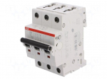 Circuit breaker | 400VAC | Inom: 6A | Poles: 3 | DIN | Charact: C | 6kA