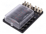 Fuse acces: fuse boxes | fuse: 19mm | 30A | screw | Body: black | UL94V-0