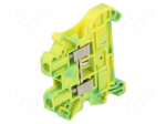 Splice terminal: rail | 0.14&divide;4mm2 | ways: 1 | terminals: 2 | polyamide