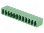 Pluggable terminal block | 3.81mm | ways: 12 | straight | socket | male