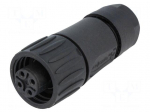Connector: circular | plug | PIN: 4 | female | screw terminal | 400V | 16A
