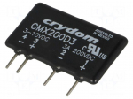 Relay: solid state | Ucntrl: 3&divide;10VDC | 3A | 0&divide;200VDC | THT | SIP