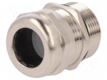 Cable gland | with long thread | PG21 | IP68 | Mat: brass
