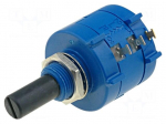 Potentiometer: shaft | multiturn | 5k&Omega; | 2W | &plusmn;5% | 6.35mm | linear | IP40