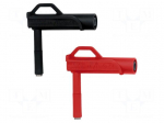 Magnetic cap | Socket size: 4mm | angled 90&deg;