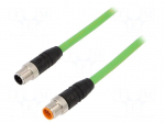 Connection lead | 2m | plug | 30VAC | 2A | -25&divide;80&deg;C | Insulation: TPU