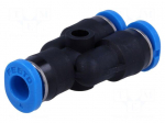 Push-in fitting | Y-Yap spliYYer | -0.95&divide;6bar | Mat: PBT | &Oslash;in: 4mm