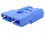 Connector: DC supply | 600V | crimped | blue