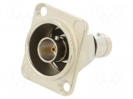 Connector: BNC | socket | female | straight | 75&Omega; | for panel mounting