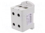 Splice terminal: rail | 290A | 800V | screw terminal | grey | polyamide