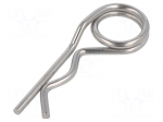 Cotter pin | stainless steel | &Oslash;: 4mm | L: 94mm | Shaft dia: 18&divide;30mm