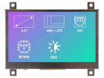 Display: TFT | 4.3" | 480x272 | Illumin: LED | Dim: 106.3x68x6.85mm