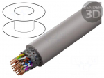 Wire | UNITRONIC&reg; LiHCH (TP) | 16x2x0.5mm2 | LSZH | grey-beige | 60V