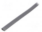 Hole and edge shield | PVC | L: 10m | grey | H: 10mm | W: 5.5mm | -30&divide;70&deg;C