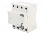 RCD breaker | Inom: 40A | Ires: 30mA | Poles: 3+N | 230/400VAC | IP20