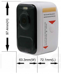 WiFi Camera with battery 2.0 Megapixel, Two Way Audio
