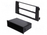 Radio frame | Audi | 2 DIN | black
