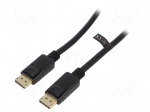 Cable | DisplayPort plug,both sides | DisplayPort 1.4 | 2m | black