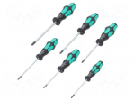 Screwdriver: universal-set | Torx&reg; | Kraftform-300 | 6pcs.