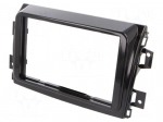 Radio frame | Fiat | 2 DIN | black gloss