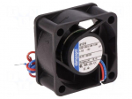 Fan: DC | axial | 12VDC | 40x40x20mm | 13.5m3/h | 29dBA | ball | 8100rpm