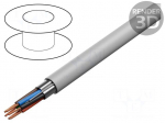 Wire | 6x18AWG | shielded,Al-PET foil | PVC | grey | 300V | 305m | CPR: Eca