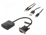 Converter | HDMI 1.4 | 3D,Full HD 1080p | 0.15m | black