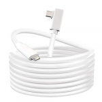 Cable for VR Oculus Quest 2, USB-C to USB-C, 5m, white
