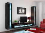 Cama Living room cabinet set VIGO NEW 3 black/black gloss