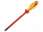 Screwdriver: insulated | slot | 8x1.2mm | Blade length: 175mm