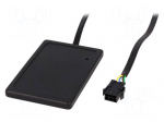 RFID reader | 7&divide;32V | 1-wire | antenna | 54x85x7mm | black | 125kHz