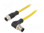 Cable: for sensors/automation | M12 | PIN: 5 | plug | 250VDC | 250VAC | 4A
