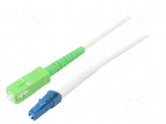 Fiber patch cord | OS2 | LC/UPC,SC/APC | 20m | 9/125um | LSZH | white
