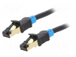 Patch cord | S/FTP | Cat: 6 | RJ45 plug,both sides | Cu | 0.75m | PVC