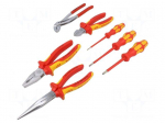 Tools set: for assembly work | bag | for electricians | 7pcs.