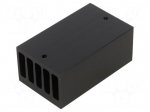 Heatsink: extruded | L: 76mm | W: 46mm | H: 33mm | 2.85K/W | aluminium