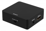 Adapter DELTACO HDMI to HDMI + SPDIF / 3.5mm, Ultra HD in 30Hz, 5.1 / 2.1 audio, black / HDMI-7038