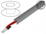 Wire | Alpha Essential C&C | 2x22AWG | unshielded | 300V | 305m | Cu