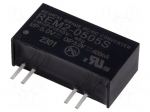Converter: DC/DC | 2W | Uin: 4.5&divide;5.5VDC | Uout: 5VDC | Iout: 400mA | SIP8