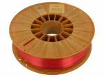 Filament: PLA SILK | 1.75mm | red | 195&divide;225&deg;C | 800g