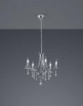 Trio-Lighting Lucerna chandelier 5-pc E14 chrome lustra