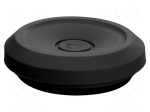 Grommet | elastomer thermoplastic TPE | black | -25&divide;35&deg;C | 12&divide;24mm