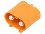 Connector: DC supply | socket | male | power supply | LC | 55A | 1kV | THT